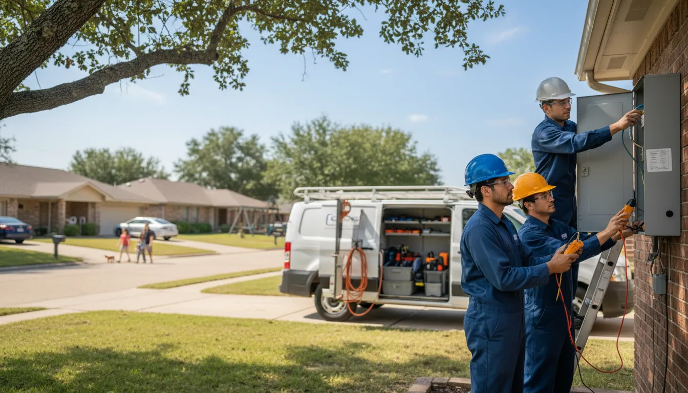 Certified electrician providing emergency electrical services in Ward, AL